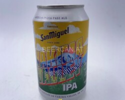 ESP094 San Miguel IPA Spain beer can Latas de cerveza españolas, coleccionistas de latas de cerveza Spanish beer can collection Bierdosen Spanienl beer can Spain, Spanish beer can collector, cans Spain, beverage can Spain, lata de cerveza españa, coleccionista de latas de cerveza española, latas españa, lata de bebida españa
