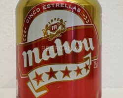 ESP114 Mahou Cinco Estrellas, 25cl,  Latas de cerveza españolas, coleccionistas de latas de cerveza Spanish beer can collection Bierdosen Spanien