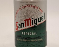 ESP270 San Miguel Cerveza Lager Especial, new Design 2026, Spanish Beer Can, Beer Can Museum Austria