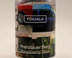 EST029 Pohjala Prenzlauer Berg Raspberry Sour Beer Can 0,33l, Craft Beer Collector, Beer Can Collection, Paper Label Beer Can