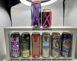 GER1025-1032 German Beer Can Collection