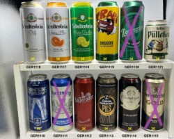 GER1110-1121 Trabi Bierdose, Wernesgrüner Bierdose, Radeberger, Deutsche Bierdose, Bierdosensammler Deutschland, German Beer Can, Bierdosen Deutschland, Beer Can Museum Österreich