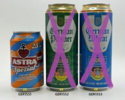 GER1551-1553 Astra Iso drink 0.0%, German Pilsner, Deutsche Bierdosen, Bierdosensammler Deutschland, German Beer Can Collection, Beer Can Museum Austria