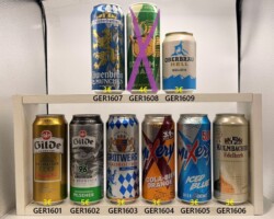 GER1601-1609  German Beer Can Collection