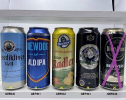 GER940-944  German Beer Can Collection