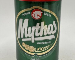 GRE035 Greece Beer Can Mythos, beer can collector, Greek beer can collection, beer cans from Greek, Bierdosensammlung Griechenland, Greec beer can Collector