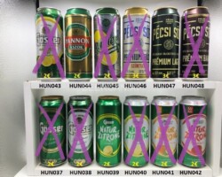 HUN037-048 Hungary beer can collection , Ungarische Bierdose, Gösser Hungary