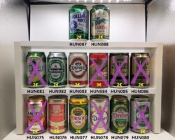HUN075-088 Hungary beer can collection , Ungarische Bierdose