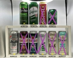 HUN112-121 Ashahi Dry 500ml brewed in Hungary, Borsodi Bivaly, Borsodi 50 Vilagos Sör, Borsodi IPA, Dreher Bak, Dreher Hideg Komlos, Dreher Gold, Soproni Sör, Steffl brewed in Hungary, Gösser Premium 33cl brewed in Hungary, Hungary beer can collection, Bierdose Ungarn, Bierdosensammlung Ungarn, Hungarian Beer Can