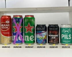 HUN145-150 Arany Aszok, Heineken Alcohol Free, Heineken, Horizont Budapest Easy A, Horizont Budapest Morning Joe, Pils Premium Pilsner, Craft Beer Hungary, Beer Can Collection Hungary, Hungarian Beer Can Collection, Ungarisches Craft Bier