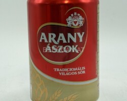 HUN192 Arany Aszok Tradicionalis Vilagos Sör 0,33ml,Hungarian Craft Beer, Beer Can Collector Hungary, Ungarische Craft Bierdose
