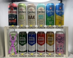 HUN229-240 Argus Ipa, Arany Korso Vilagos Sör 3%, Arany Korso Vilagos Sör 4%, 5, Arany Korso Vilagos Sör 5%, Arany Korso Radler 0, Borsodi Vilagos Sör Citroen C3-AT! Dreher Blonde Ale, Dreher Bak, Dreher Hideg Komlos, Dreher 24 Lime-Menta 0, Dreher 24 Citrom 0, 0, Hungarian Craft Beer, Beer Can Collector Hungary, Ungarische Craft Bierdose, Bierdosenmuseum Österreich, Beer Can Museum Austria