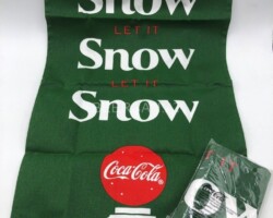 Coca Cola let it snow kitchen towel 5 EUR/ each Coke Collector Coca Cola Collector Coca Cola Sammler