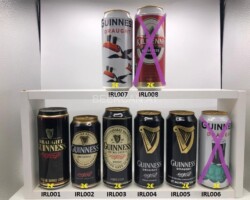 IRL001-008 Guinness Beer can, Guiness Collector, Guinness beer can collection