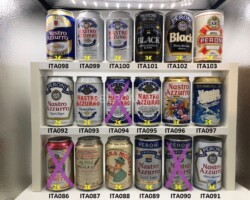ITA086-103 Italian Beer Can Collection, lattine di birra italiana