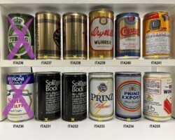ITA230-241 Peroni Speciale Nastro Azzurro Export lager, Splügen Bock Steel Can, Splügen Bock 330ml, Prinz Bräu Prinz Pilsener, Prinz Export, Classica von Wunster Mountain Bike, Tuborg Pilsener Beer Italia, Splügen Oro Steel Can, Splügen Oro 33cl, Crystal Wührer Birra Speciale 35cl, Crystal Wührer Birra Speciale 33cl, Wührer Giocacom Wuhrer Vinci con la slot machina, Beer Can Collection Italia. Italian Beer Can Collector, Bierdose Italien, Il Barettolo