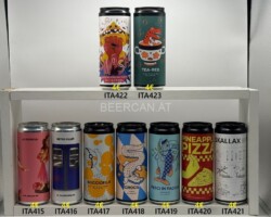 ITA415-423 Biren, Bibibir, Canediguerra, Castelli Birrifico, East Side, Hopskin, Lambrate, Liquida, Mister B, Q, Birrifico Altotevere, Birrifico Bajön, Busa del Briganti, Ca´del Brado, Rebel, WAR Brewery, Mala Ripe, Oldo, Vertiga, Opperbacco, Brew Fist, Shire, Wild Raccoon Italian Craft Beer, Italian Craft beer cans, Lattine di birra artigianale italiana, collezionisti di lattine di birra, birra artigianale Italia, Italienische Craft Bier Dosen