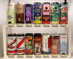 ITA628-641 MalaRipe Amitrano, MalaRipe Zonarossa, Pera Ebbasta, Fuku Brew Japanese Lager, Polotmave Birra, Opperbacco German Pils, Opperbacco New Zealand Pils, Porta Bruciata Red Oast Best Bitter, Renna Ribelle Winter IPA, Tilt Acid Berry, Tilt Bock to The Future Bock, Tilt Malibrew American IPA, Tilt Triple Bells Belgian Triple, Italian Craft Beer Cans, Beer Can Collector Italy, Bierdosenmuseum Munderfing