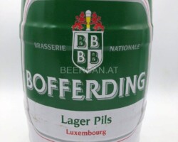 KEG006 Bofferding Lager Pils 1996 Luxembourg 5 EURO Party Keg Collector, 5 Liter Partyfass Sammlung, Partyfässer, Keg Collection, Keg Collector Germany