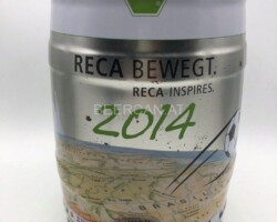 KEG015 Reca Bewegt Soccer Brasil Edition 2014 Germany 15 EURO Party Keg Collector, 5 Liter Partyfass Sammlung, Partyfässer, Keg Collection, Keg Collector Germany