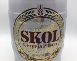 KEG045 Skol Cerveja Pilsen 1990 Brasil 6 EURO Party Keg Collector, 5 Liter Partyfass Sammlung, Partyfässer, Keg Collection, Keg Collector Germany