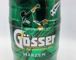 KEG063 Gösser Märzen Soccer Edition 2010 Austria 18 EURO Party Keg Collector, 5 Liter Partyfass Sammlung, Partyfässer, Keg Collection, Keg Collector Germany