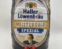 KEG097 Haller Löwenbräu Meistergold Spezial 2009 Germany 12 EURO Party Keg Collector, 5 Liter Partyfass Sammlung, Partyfässer, Keg Collection, Keg Collector Germany
