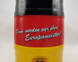 KEG099 Haller Löwenbräu "Europameister" 2008 Germany 15 EURO Party Keg Collector, 5 Liter Partyfass Sammlung, Partyfässer, Keg Collection, Keg Collector Germany