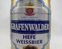 KEG107 Grafenwalder Hefe Weissbier 2008 Germany 6 EURO Party Keg Collector, 5 Liter Partyfass Sammlung, Partyfässer, Keg Collection, Keg Collector Germany