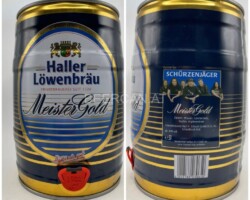 KEG117 Haller Löwenbräu Meister Gold "Schürzenjäger Edition" 2008 Germany 12 EURO Party Keg Collector, 5 Liter Partyfass Sammlung, Partyfässer, Keg Collection, Keg Collector Germany