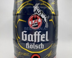 KEG122 Gaffel Kölsch "1 FC Köln Edition" 2010 Germany 15 EURO Party Keg Collector, 5 Liter Partyfass Sammlung, Partyfässer, Keg Collection, Keg Collector Germany