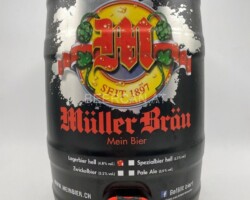 KEG126 Müller BRäu Mein Bier 2016 Switzerland 15 EURO Party Keg Collector, 5 Liter Partyfass Sammlung, Partyfässer, Keg Collection, Keg Collector Germany