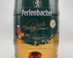 KEG134 Perlenbacher Beer Football Edition, Perlenbacher Partyfass Fussball, 5 Liter Keg Collection