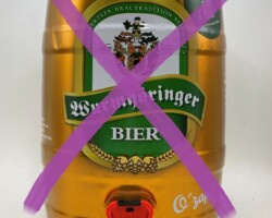 KEG143 Wurmhöringer Bier "Ozapft is!" 2022 Austria 13 EURO  Party Keg Collector, 5 Liter Partyfass Sammlung, Partyfässer, Keg Collection, Keg CollectorAustria