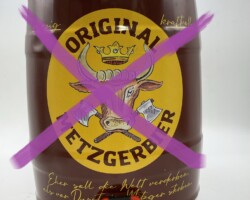 KEG148 Original Metzgerbier brewed by Alpirsbacher Klosterbräu 2023 Germany 22 Euro Party Keg Collector, 5 Liter Partyfass Sammlung, Partyfässer, Keg Collection, Keg Collector Germany