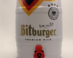 KEG175 Bitburger Deutscher Fussballbund Edition 2026 Germany 16 EURO Party Keg Collector, 5 Liter Partyfass Sammlung, Partyfässer, Keg Collection, Keg Collector Austria