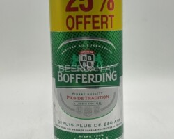 LUX027 Bofferding Pils De Tradition 25% OFFERT Edition,  Luxembourg Beer can collection, beer can Luxembourg