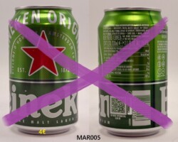 MAR005Heineken Morocco, 0, 33ml beer can Morocco, Maroocco beer can collection, Bierdose aus marocco, African beer can, Bierdosenmuseum Munderfing