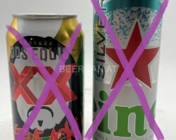 MEX013-014 Dos Equis XX Steve Aoki, Heineken Silver Slim can Mexico,  can collection, Beer Can Collector, Cerveza Mexico