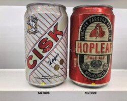 MLT008-009 CISK, Hopleaf  Maltesan Beer Can, Beer Can Malta, beer can collector Malta