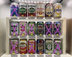 NLD050-067 Holland Beer can collection, Bierdosen Holland