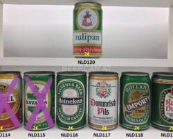 NLD114-120 Holland Beer can collection, Bierdosen Holland