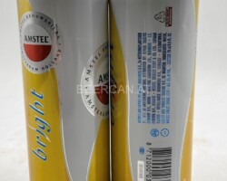 NLD129 Amstel Bright Curacao beer can, Amstel Bright Aruba beer can, Export netherlands Antilles, beer can collection Caribeean