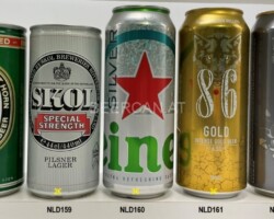 NLD158-162 Royal Dutch Imported, Skol Special Strenght Pilsner Lager 440ml, Heineken Silver 50cl, Bavaria 8.6 Gold Intense Gold Beer, Bavaria 8.6 Extreme Intense Strong Beer 10,5%, Netherlands beer cans for Asia, Holländische Bierdosen, Bierdosensammler