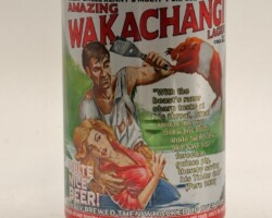 NZL036 Amazing Wakachangi Lager Quite Nice Beer! Gently brewed then whacked up over 1000, New Zealand beer can collection, beer can from New Zealand, Neuseland Bierdose, New Zealand Craft Beer Collector