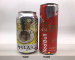 OCS097-098 tin collector, tin collection, can collection
