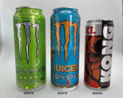 OCS118-120 tin collector, tin collection, can collection, Energy drink collection, Monster Energy edition can