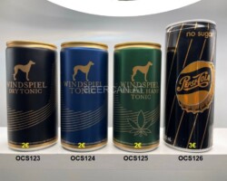 OCS123-126 Winspiel Dry tonic, Tonic, Herbal Hanf Tonic, Pepsi Cola no Sugar Thailand 245ml
