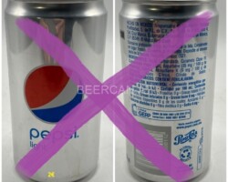 OCS136 Pepsi Light small slim Can Mexico, Energy Drink Collector, Monster Can Collection, Red Bull Can Collector