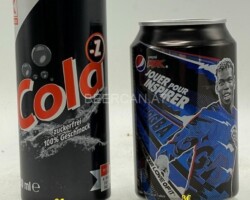 OCS150-151 Kaufland Cola Zuckerfrei Tschechien, Czech Republic, 2022, Pepsi Max Bogba Edition France 2022